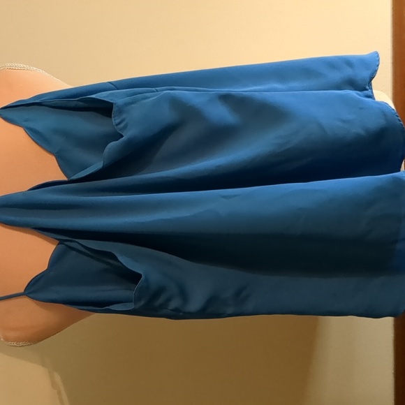 JCrew Racer back spaghetti strap royal blue tank, Women's Small - Picture 4 of 7